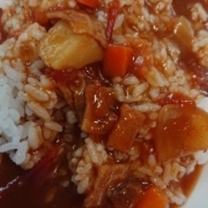 トマト丸ごと時短カレー